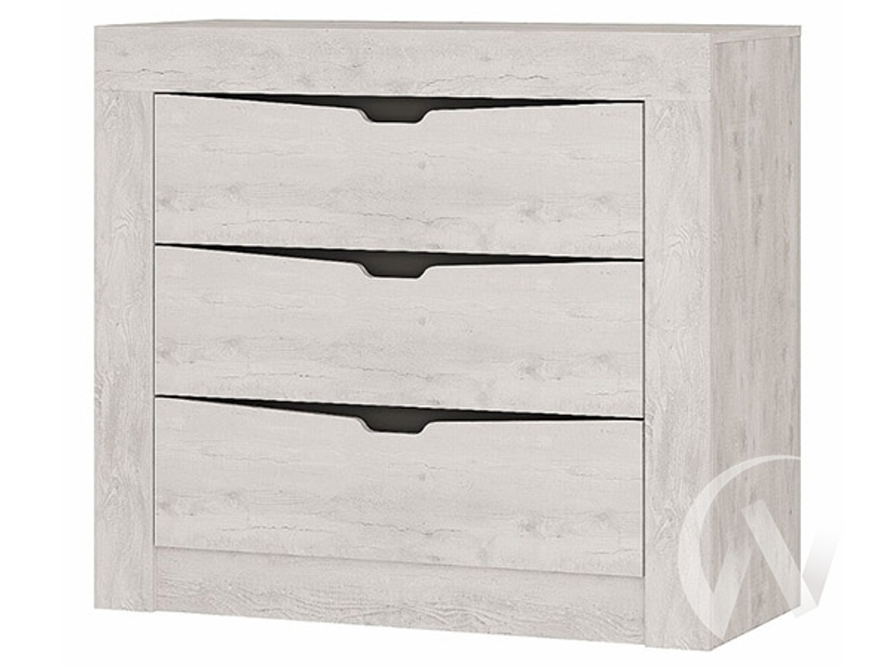 Комод КМ-13 МС Леонардо (бетон пайн светлый/бетон пайн светлый; графит)