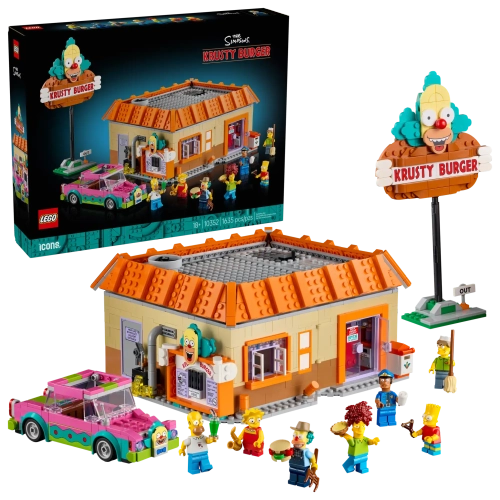Конструктор LEGO Icons 10352 Симпсоны: Бургер Красти