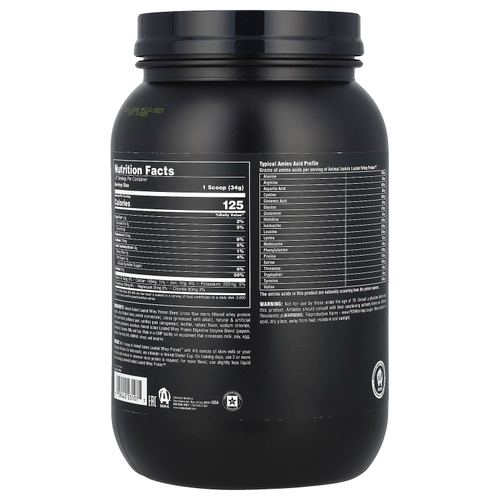 Animal, Изолированный порошок из сывороточного протеина, шоколад, 907 г (2 фунта)