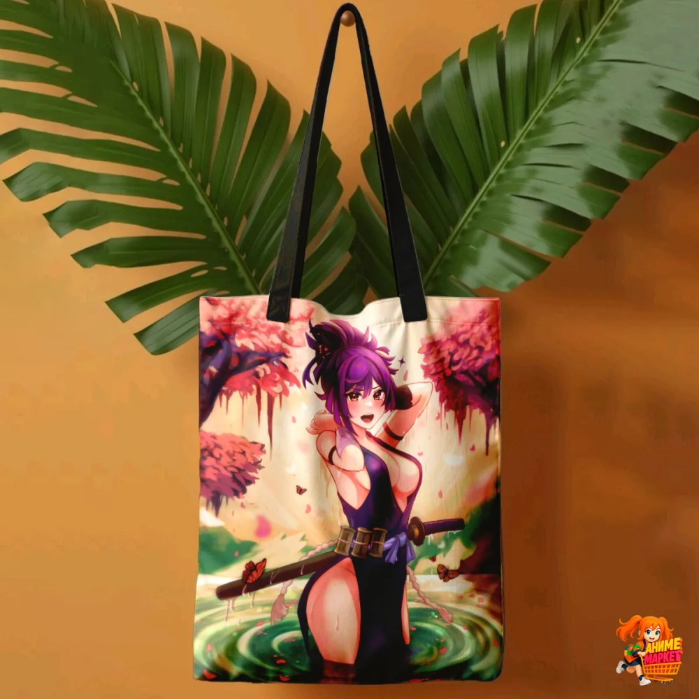 Сумка шоппер с принтом Адский Рай