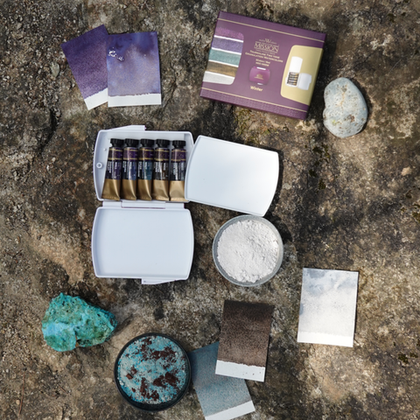 Mijello Granulation Watercolor 15 ml 6 цветов (Winter)