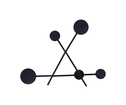 2207A,19 Настенный светильник Фирс черный Led 24W