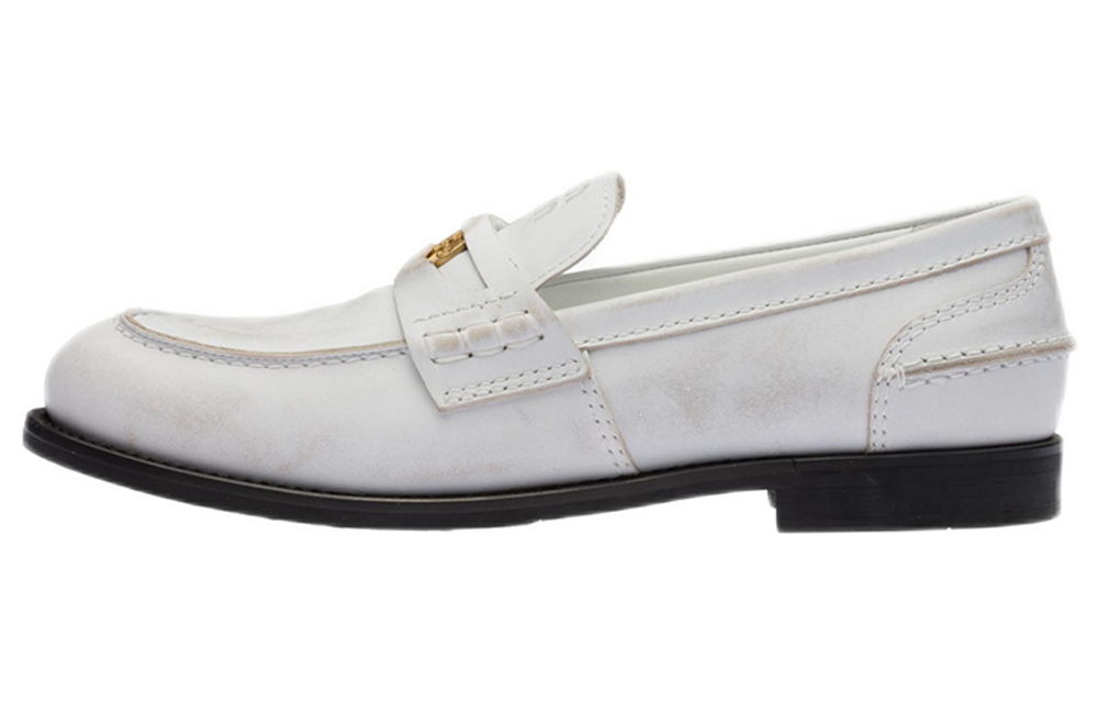 MIU MIU Leather Penny Loafers