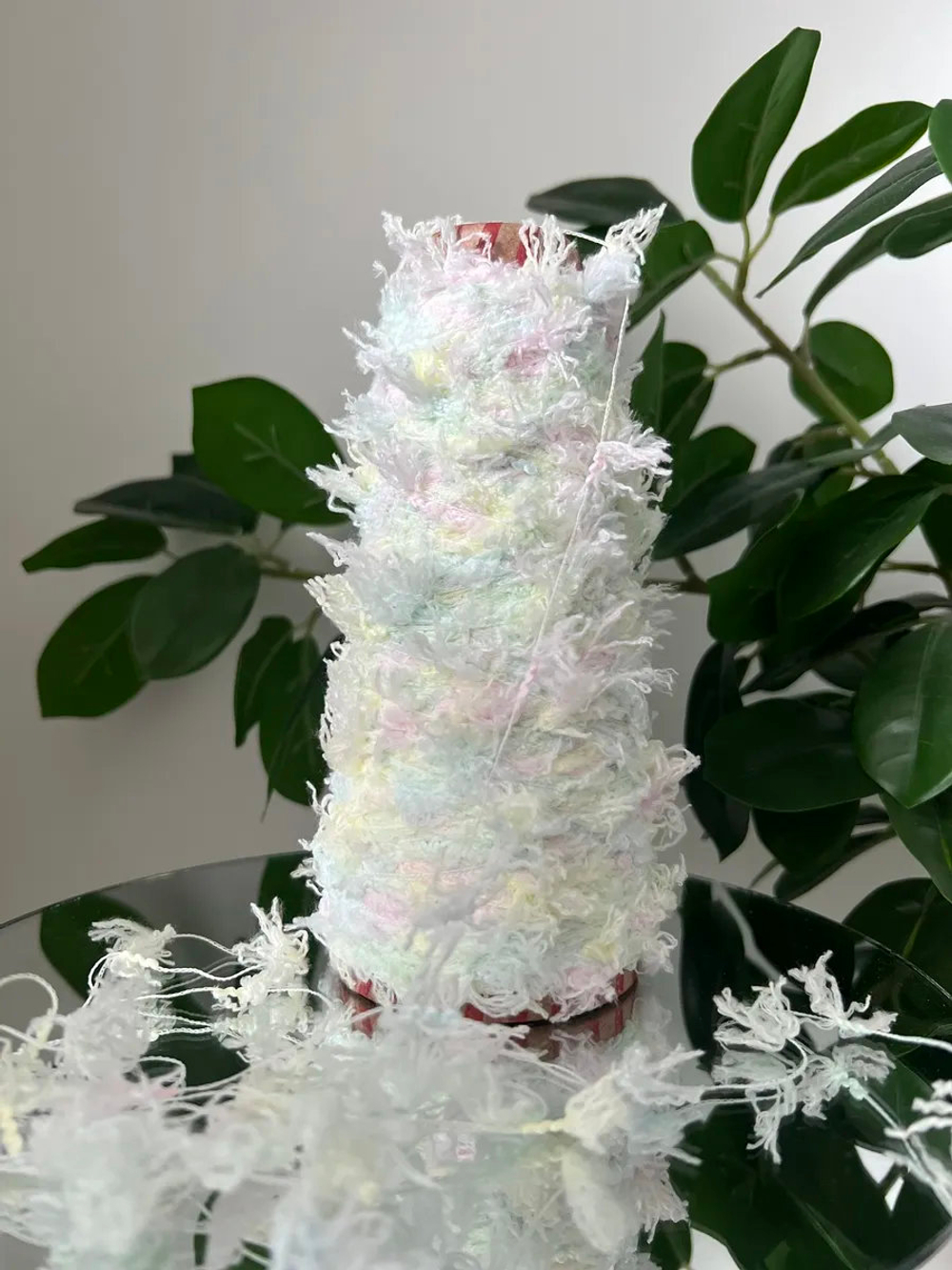 Пряжа Единорог UNICORN мультиколор с шишибриками 50 g