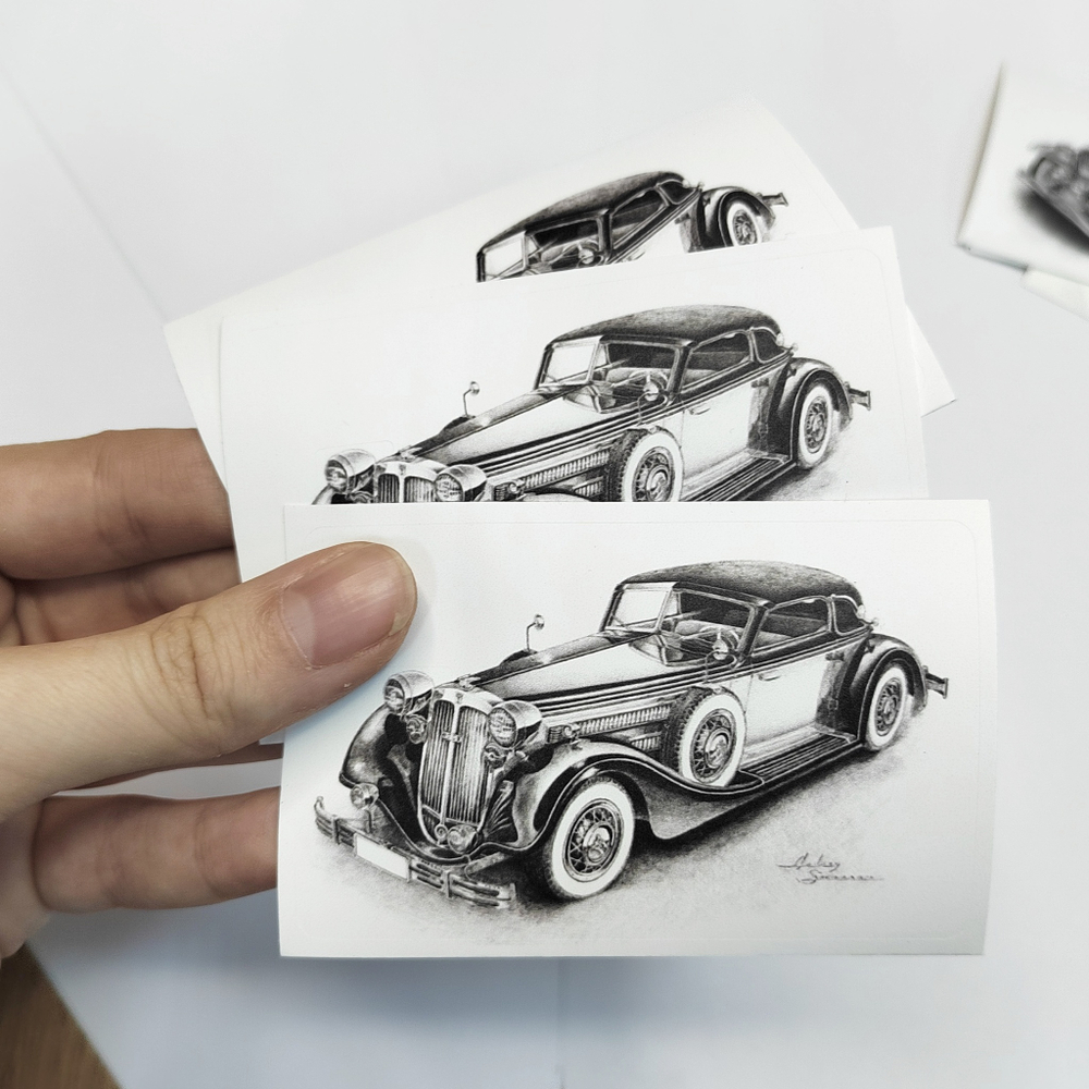 Наклейка на карту "Horch 853"
