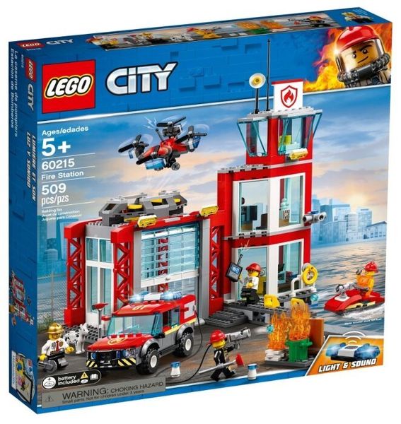 Конструктор LEGO City 60215 Пожарное депо