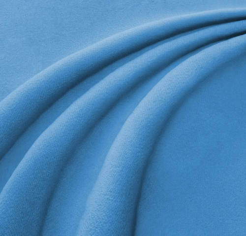 VELUTA LUX 47 мебельная ткань велюр синий 1,4м