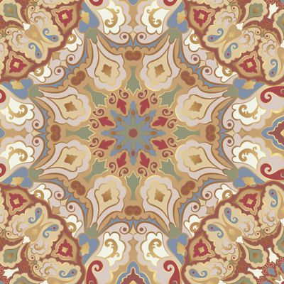 Богатый абстрактый восточный узор, мандала