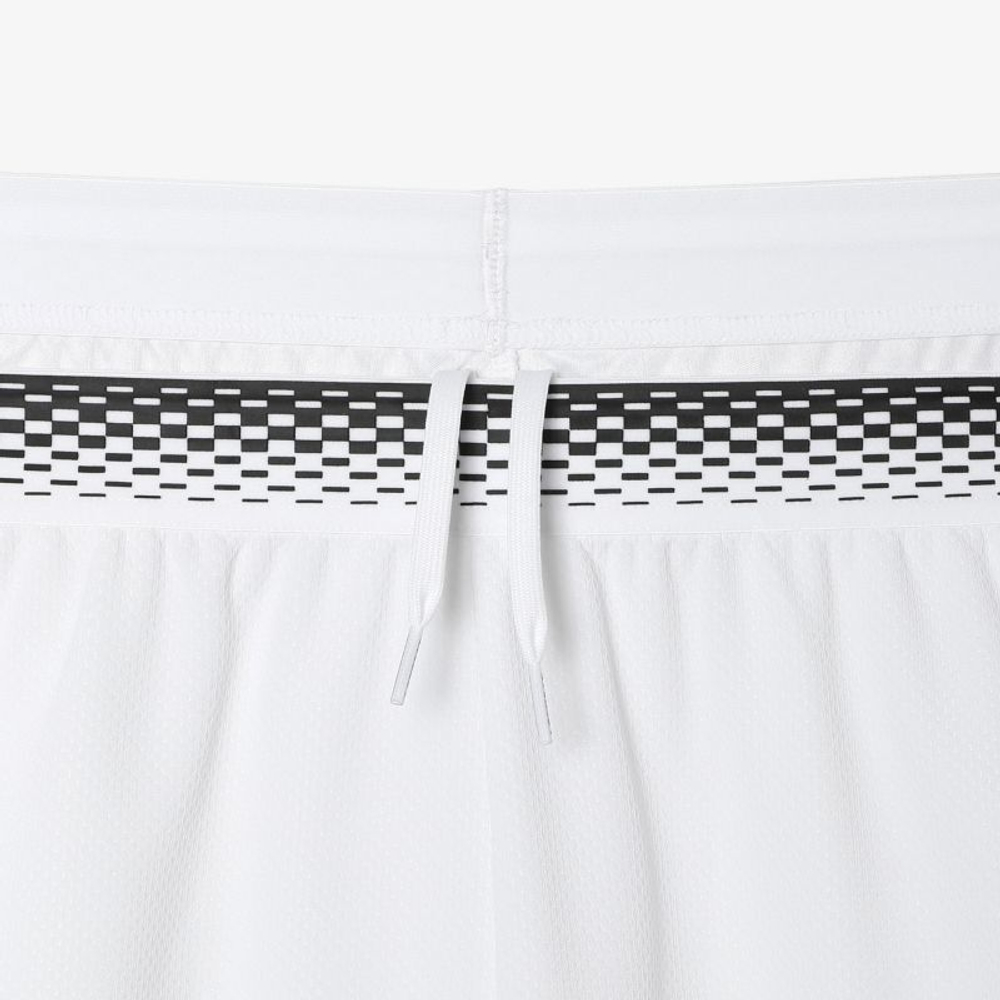 Мужские теннисные шорты Lacoste Tennis x Daniil Medvedev Mesh Shorts - белый