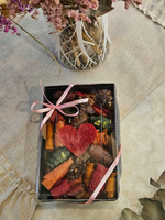 Пастилайсы рулетики ассорти с сердцем, большая коробка, 300 г