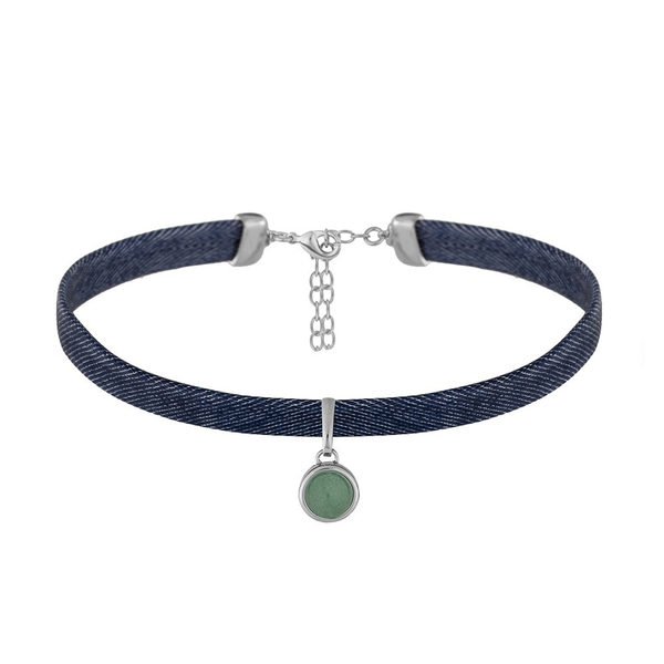 Чокер Possebon Green Quartz B0113.16 G/S