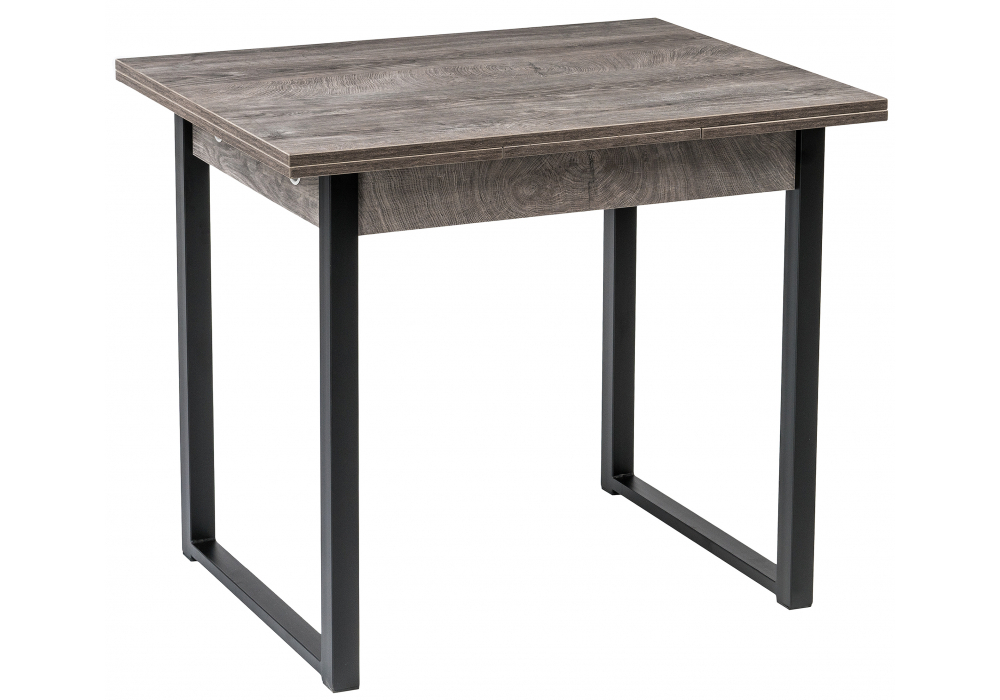 Стол деревянный Woodville Форли дуб рошелье, черный матовый