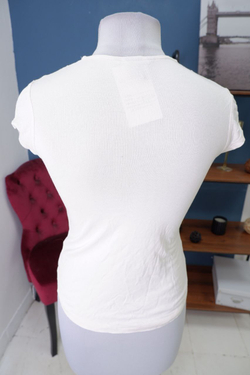 Футболка H&M с кружевом 42 размер