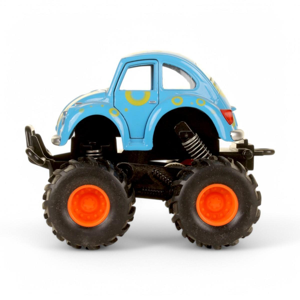 Модель ин. мет. "Монстр Джип" 11,5см, синий откр двер, рессоры,коробка (Технопарк)