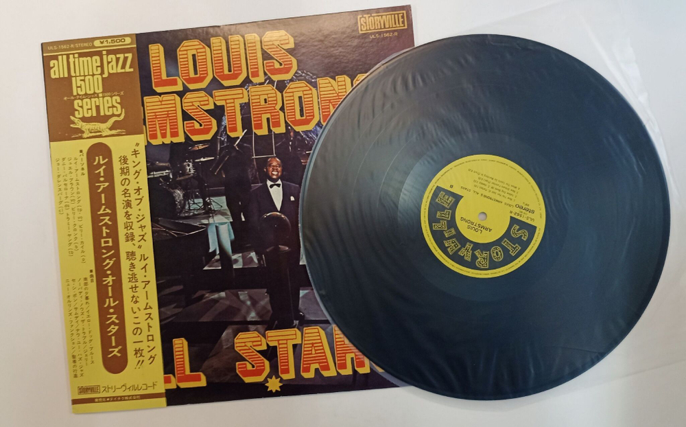 Винтажная виниловая пластинка LP Louis Armstrong All Stars (Japan 1975)