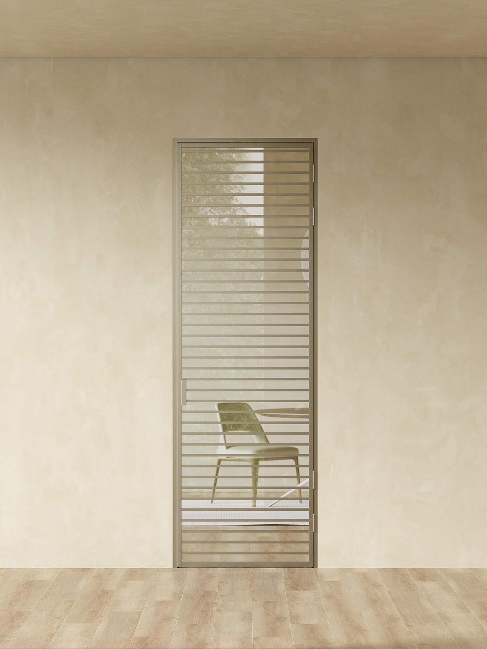 Распашная алюминиевая перегородка Minoli 12
