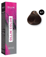 OLLIN COLOR 6/1 темно-русый пепельный 100 мл Перманентная крем-краска для волос