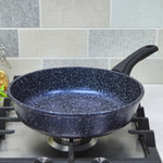 Сковорода 24см Сияние Blue с несъемной ручкой, с2451Bl