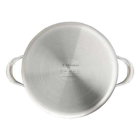 Кастрюля с крышкой 3ply etalon, D24 см, 6 л