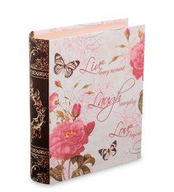 WG-105-B Коробка подарочная «Книга» цв.роза садов.