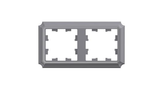 Рамка 2-м AtlasDesign Antique универс. сталь SE ATN100902