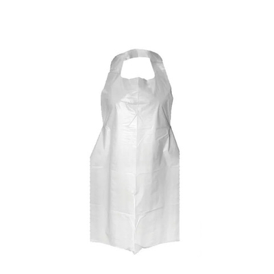 Фартук П/Э одноразовый белый 70х120см (50шт/уп)