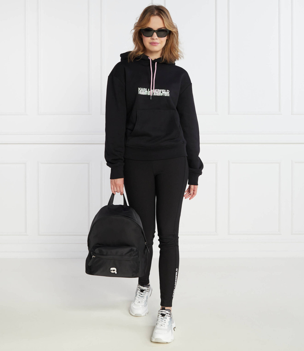 Худи seasonal logo hoodie Karl Lagerfeld - черный(235W1812)