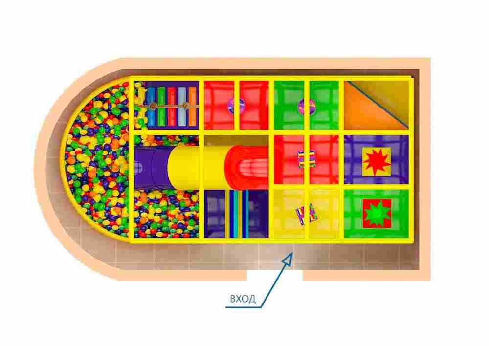 Детский игровой лабиринт «Страна Чудес»