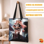 Сумка шоппер с принтом Zenless Zone Zero