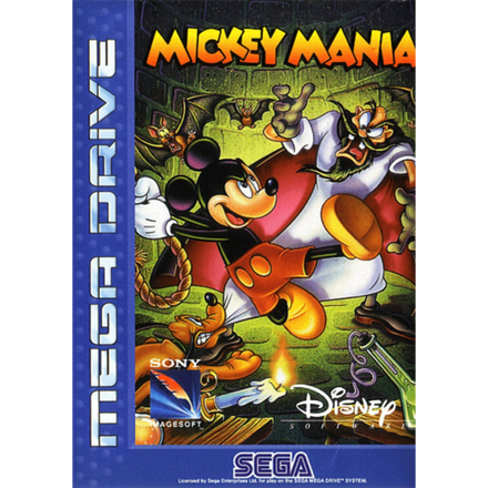 Картридж Mickey Mania: The Timeless Adventures of Mickey Mouse (Sega Mega Drive)