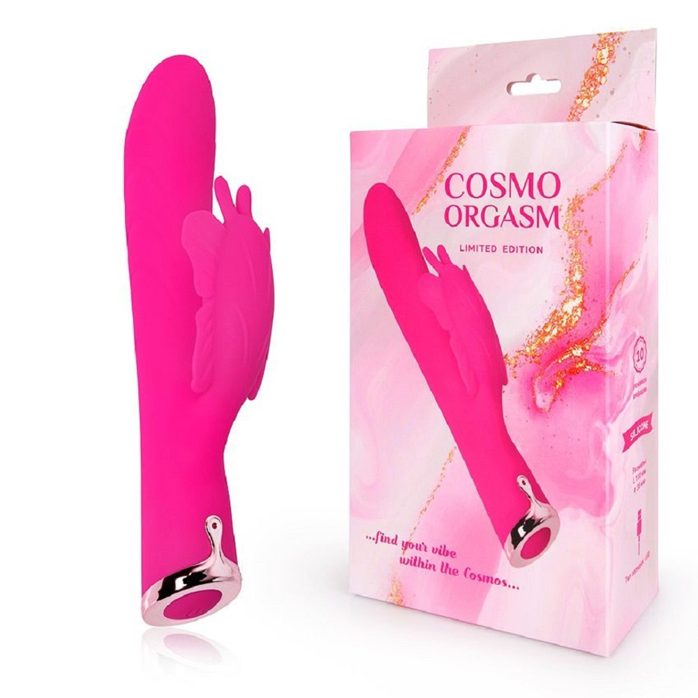 Вибромассажер Cosmo Orgasm розовый 21 см