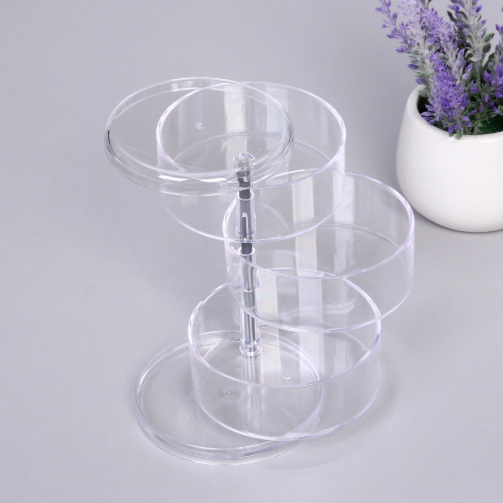 Органайзер для хранения «МАРЦИПАН», прозрачный, три отделения, 10.5*13см (упаковка коробка)