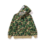 A Bathing Ape Bathing Ape Fw23 Art Camo Shark Zip Front Худи
