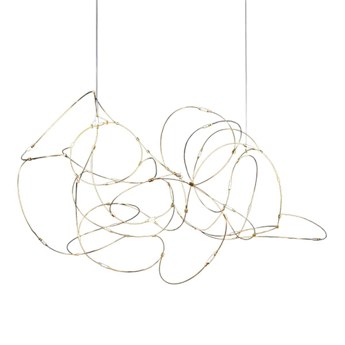 Подвесной светильник 10154P/L1500 gold