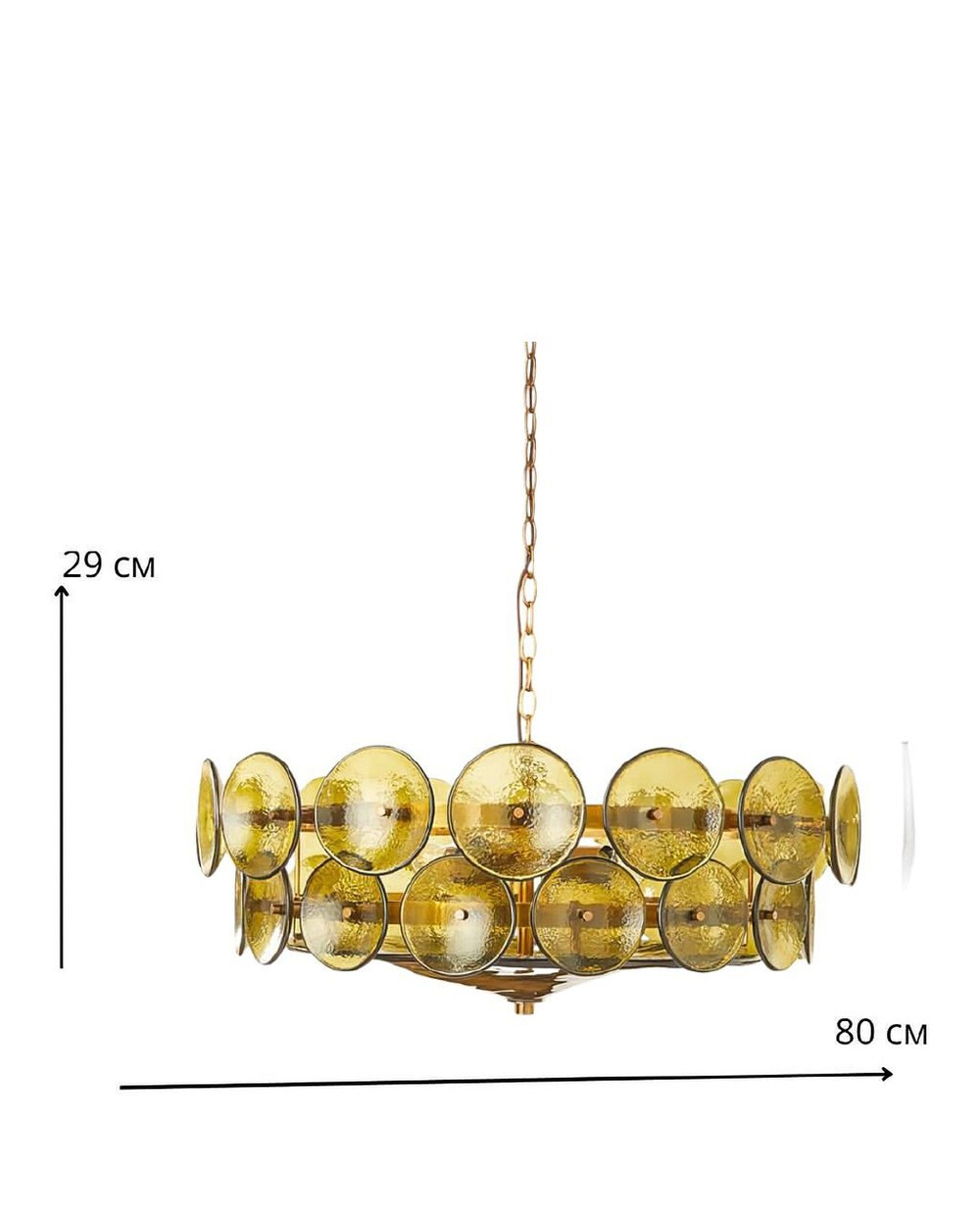 подвесная люстра выполненный в духе итальянского модернизма 60–70-х годов