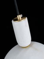 Подвесной светильник 8992P gold/white