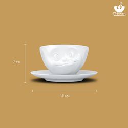 Чайная пара Tasty, 200 мл, белая