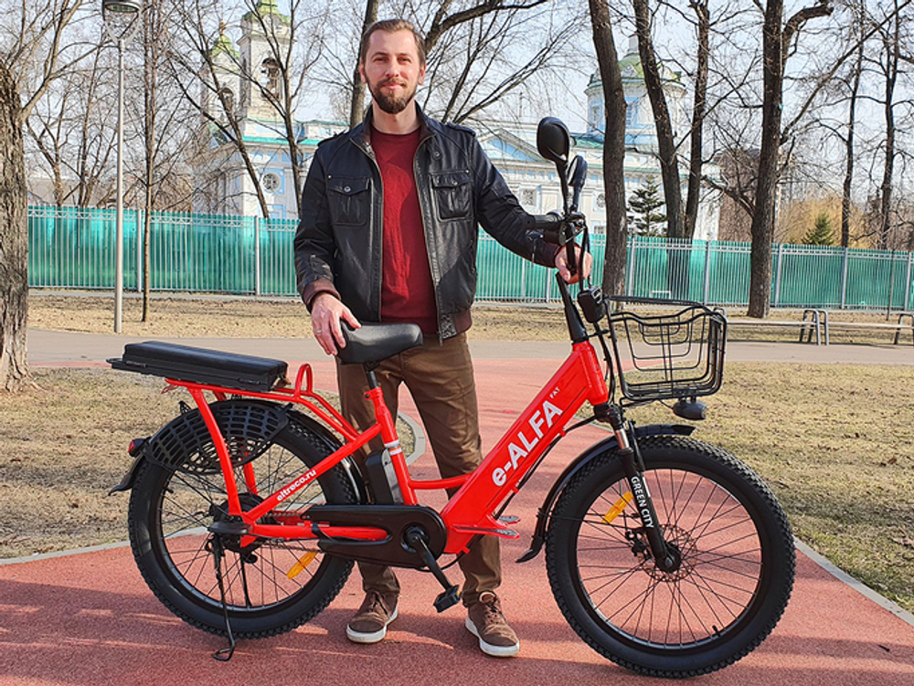 Электро фэтбайк GREEN CITY e-ALFA Fat (Eltreco)