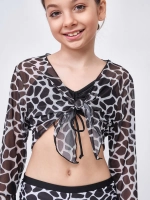 купальник раздельный 3 в 1 с шортами и топ парео