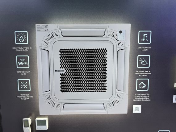 Внутренний блок кассетного типа серии MULTI EU DC Inverter ACT-18UR4RCC8 (комплект)