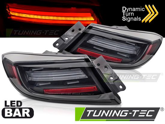 LED BAR TAIL LIGHTS BLACK SEQ fits TOYOTA GR86 21