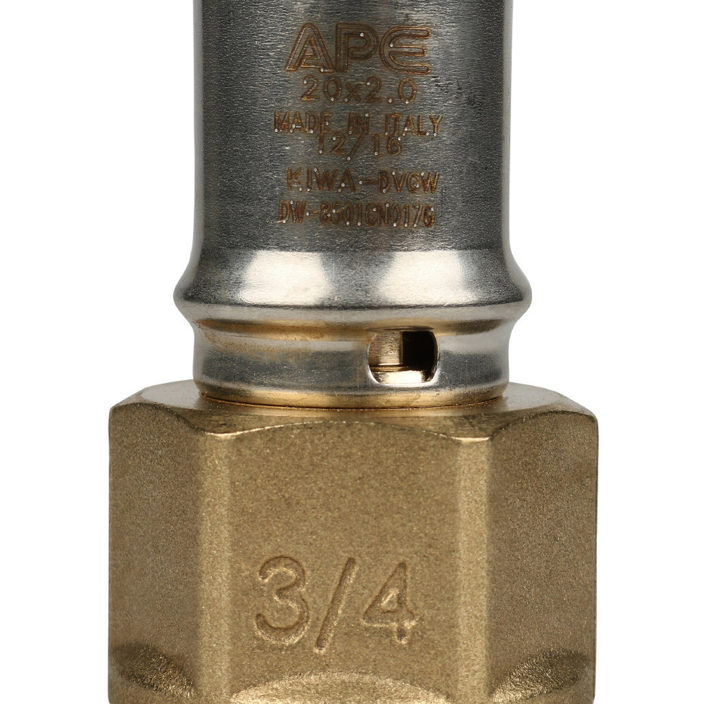 Переходник STOUT ВН 3/4" х20 пресс