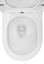 Унитаз-компакт AZARIO Ambra 645x370x815 напольный, безободковый, в комплекте сиденьем микролифт (AZ-848)