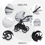 Детская коляска Riko Basic Delta 3 в 1 01 Grey Fox