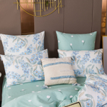 Комплект постельного белья Люкс Сатин 100% хлопок на резинке AR303