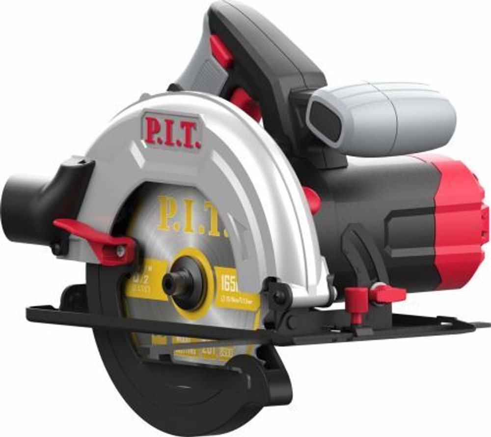 Пила циркулярная PKS165-C PIT (1200Вт,5500об/мин,диск 165мм,глубина пропила 53мм)
