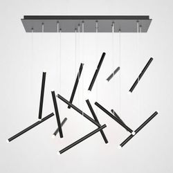 Подвесная Люстра Dutti D0068 Led Chandelier Modern 14 Black By Imperiumloft