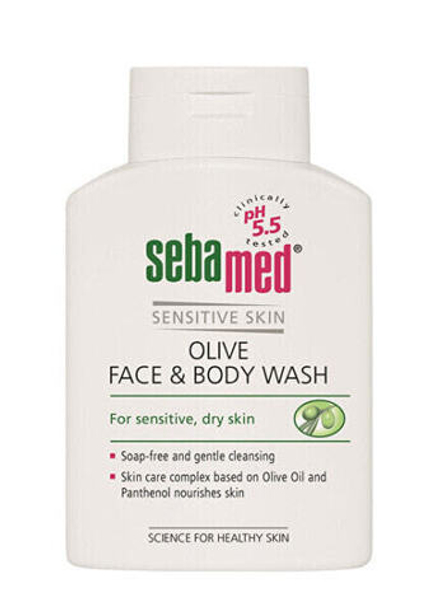 Sebamed Olive Face & Body Wash Очищающий оливковый гель для лица и тела