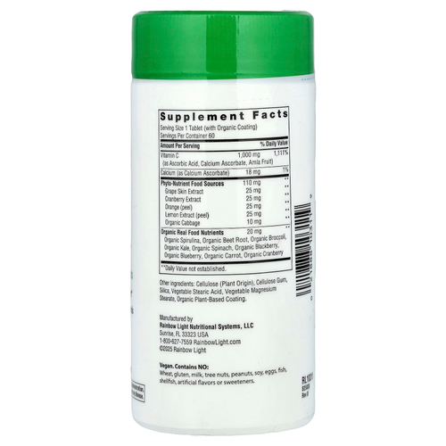 Rainbow Light, Super C, 60 таблеток
