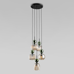 Подвесной светильник со стеклянными плафонами 11149 Sophia Green Cognac